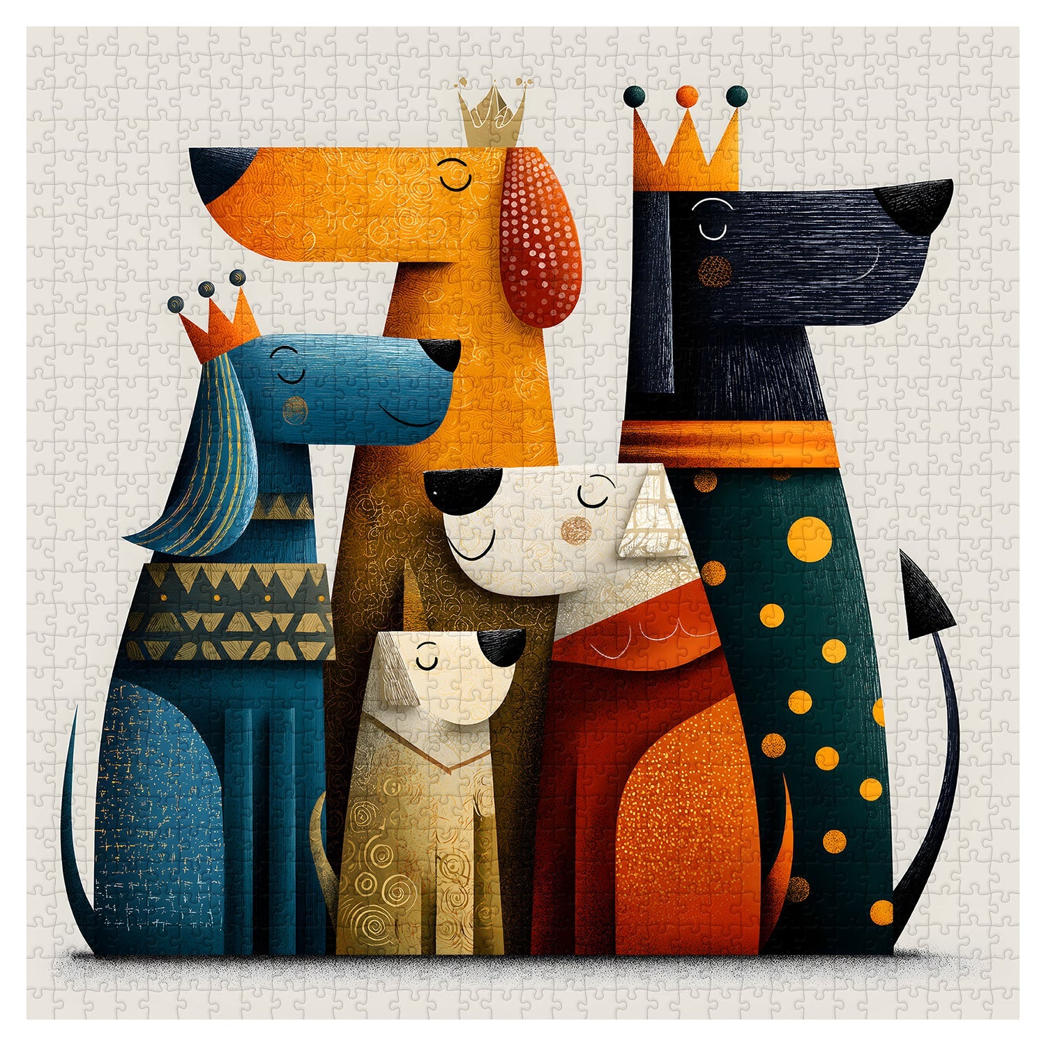 Royal Pups Jigsaw Puzzle 1000 Pieces