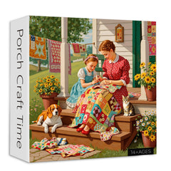 Porch Craft Time Jigsaw Puzzle 1000 Pieces