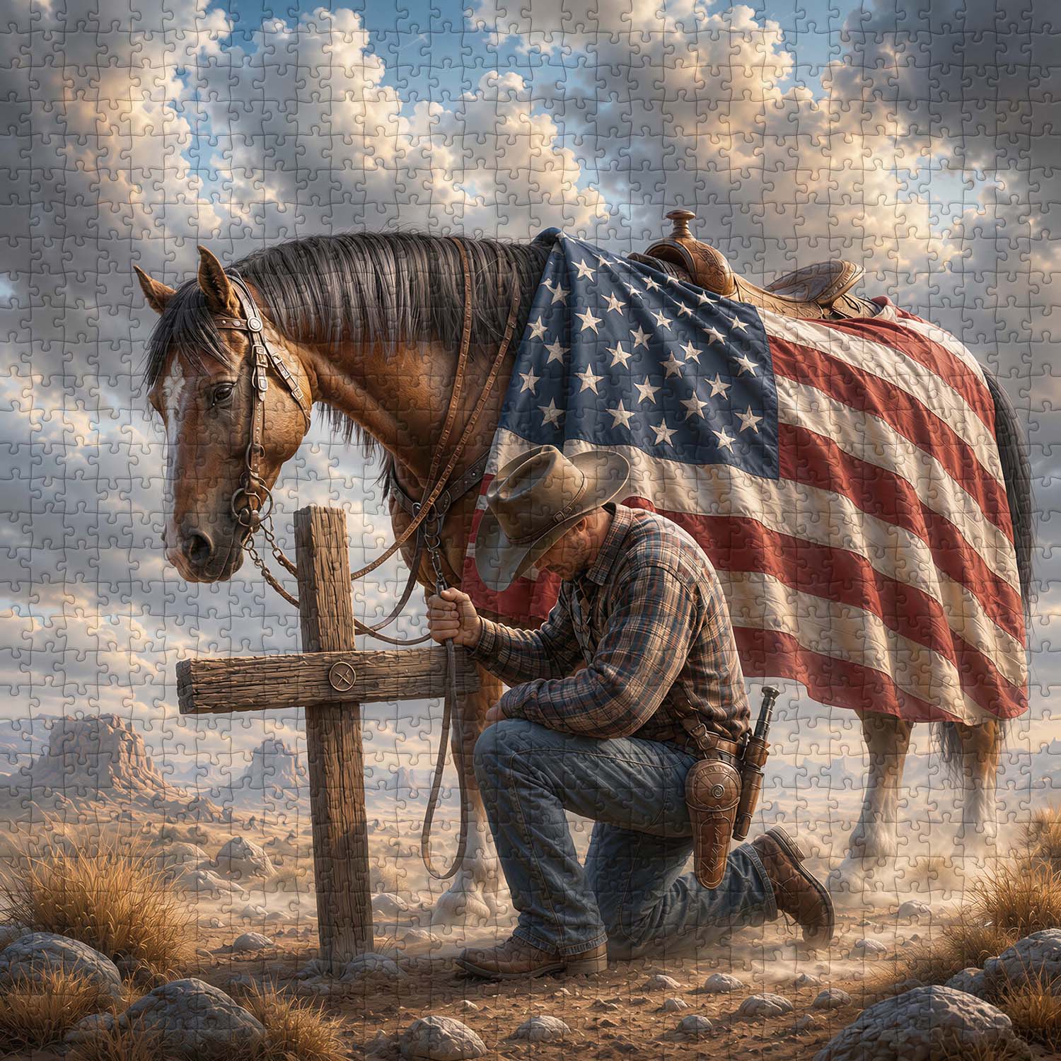 Western Faith  Jigsaw Puzzle 1000 Piece