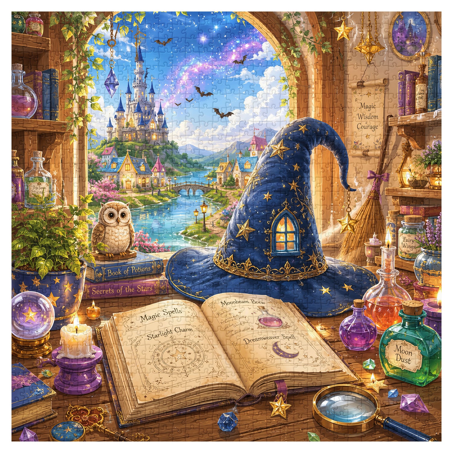Galaxy Spell Chamber Jigsaw Puzzle 1000 Piece