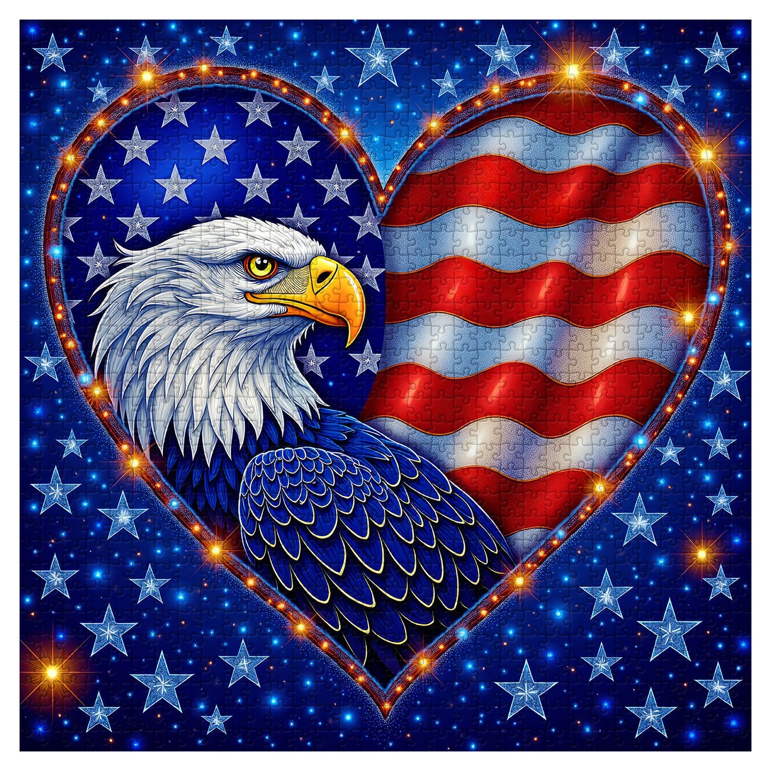 Wings Of Liberty Jigsaw Puzzle 1000 Pieces