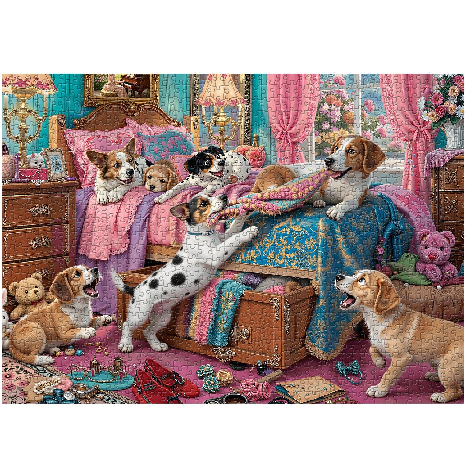 Bedroom Rascal Squad Jigsaw Puzzle 1000 Piece