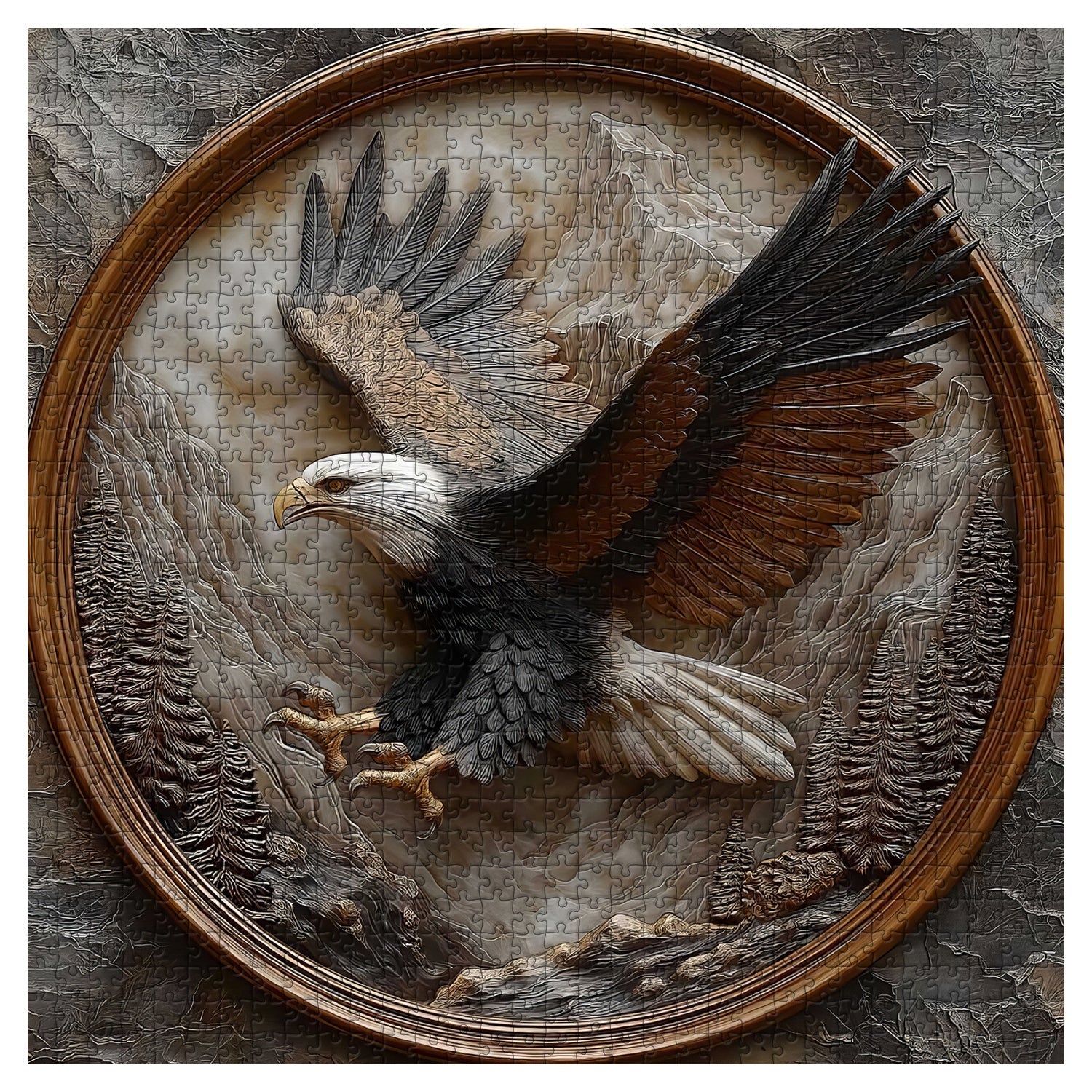 Aureate Eagle Jigsaw Puzzle 1000 Pieces