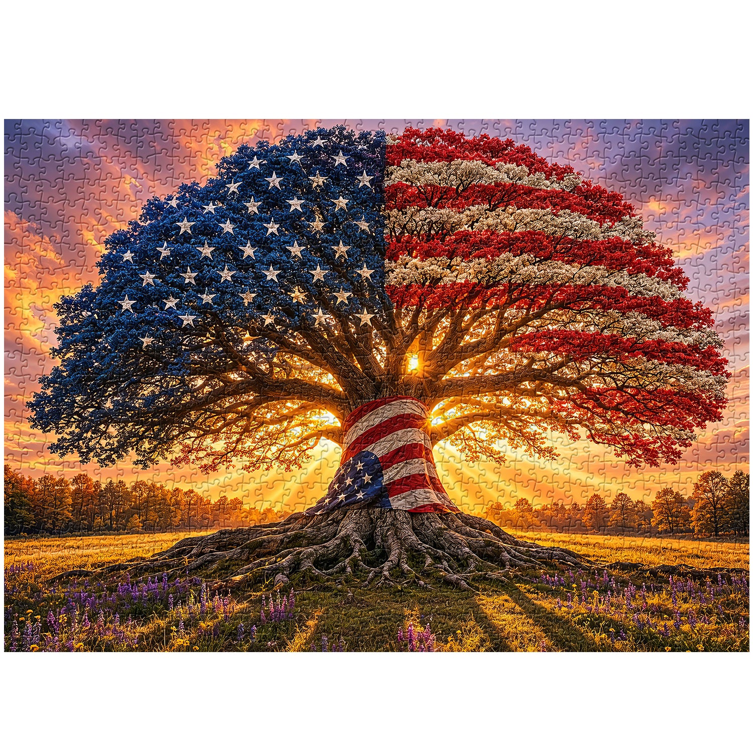 Liberty Root Oak Jigsaw Puzzle 1000 Piece