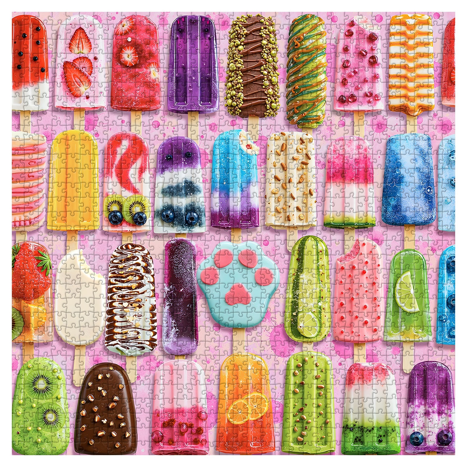 Popsicle Garden Jigsaw Puzzle 1000 Pieces