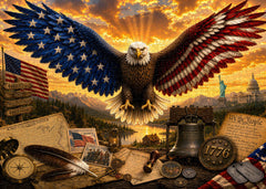 Wings of Patriotism Jigsaw Puzzle 1000 Piece