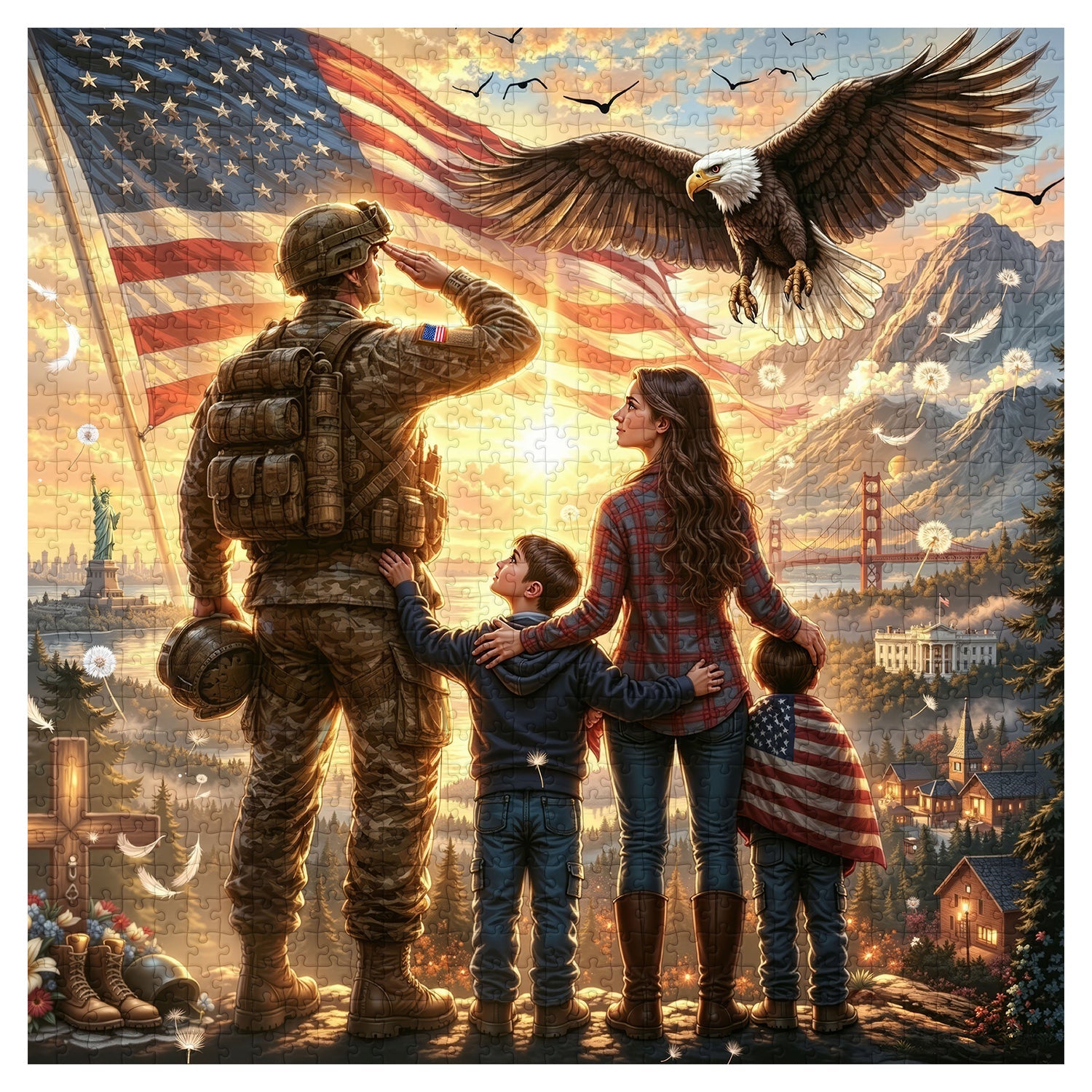 Home and Honor Jigsaw Puzzle 1000 Piece