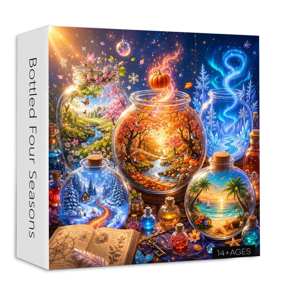 Bottled Four Seasons Jigsaw Puzzle 1000 Pieces