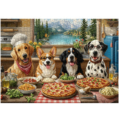 Lakeside Pizza Crew Jigsaw Puzzle 1000 Piece
