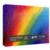 Colorful Water Drops Jigsaw Puzzle 1000 Pieces