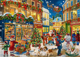 Joyful Christmas Street Jigsaw Puzzle 1000 Pieces