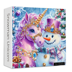 Snowman Unicorn Jigsaw Puzzles 1000 Pieces