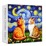 Kittens Under Stars Jigsaw Puzzle 1000 Pieces