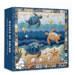 Wavesof Color Jigsaw Puzzle 1000 Piece