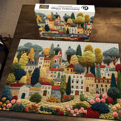Embroidery Village Jigsaw Puzzle 1000 Pieces