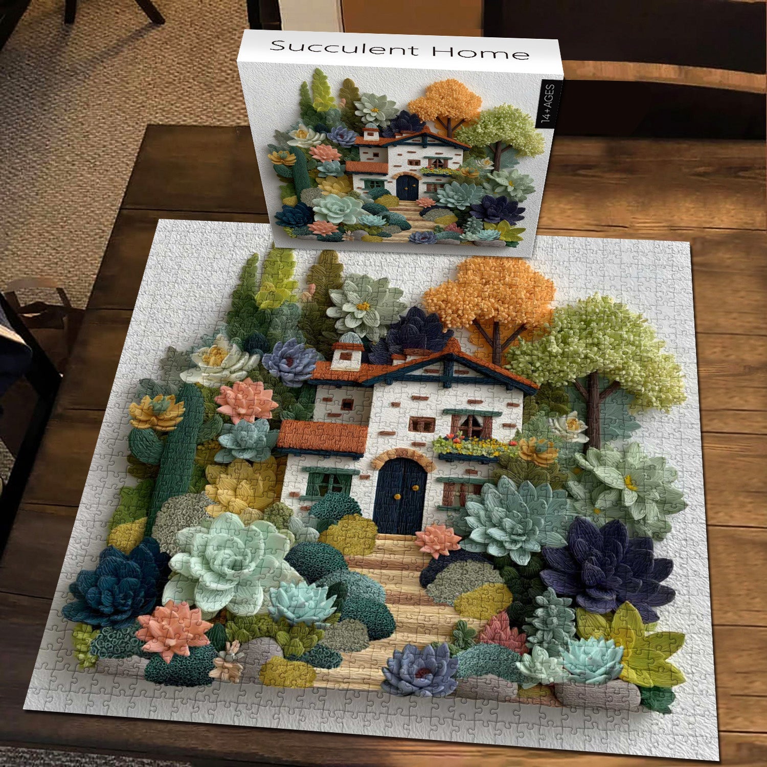 Succulent Home Jigsaw Puzzle 1000 Pieces