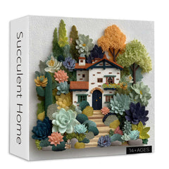 Succulent Home Jigsaw Puzzle 1000 Pieces