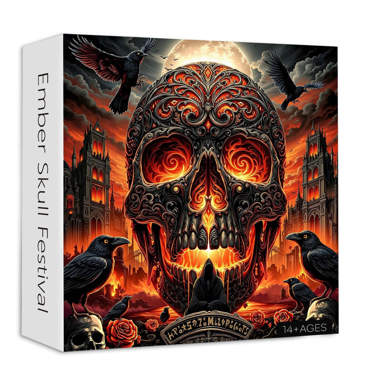 Ember Skull Festival Jigsaw Puzzle 1000 Pieces