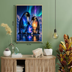 Aurora Penguin Family Jigsaw Puzzle 1000 Pieces