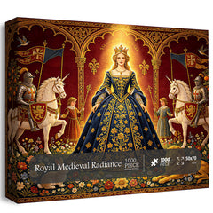 Royal Medieval Radiance Jigsaw Puzzle 1000 Piece