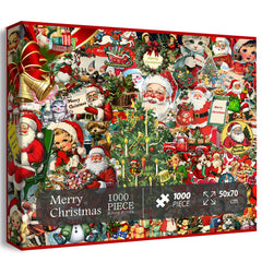 Puzzle Jigsaw Joyeux Noël 1000 Pièces