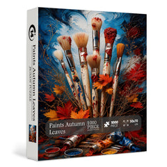 Paints Autumn Leaves Jigsaw Puzzle 1000 Pieces