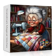 Grandma’s Magical Stitches Jigsaw Puzzle 1000 Pieces