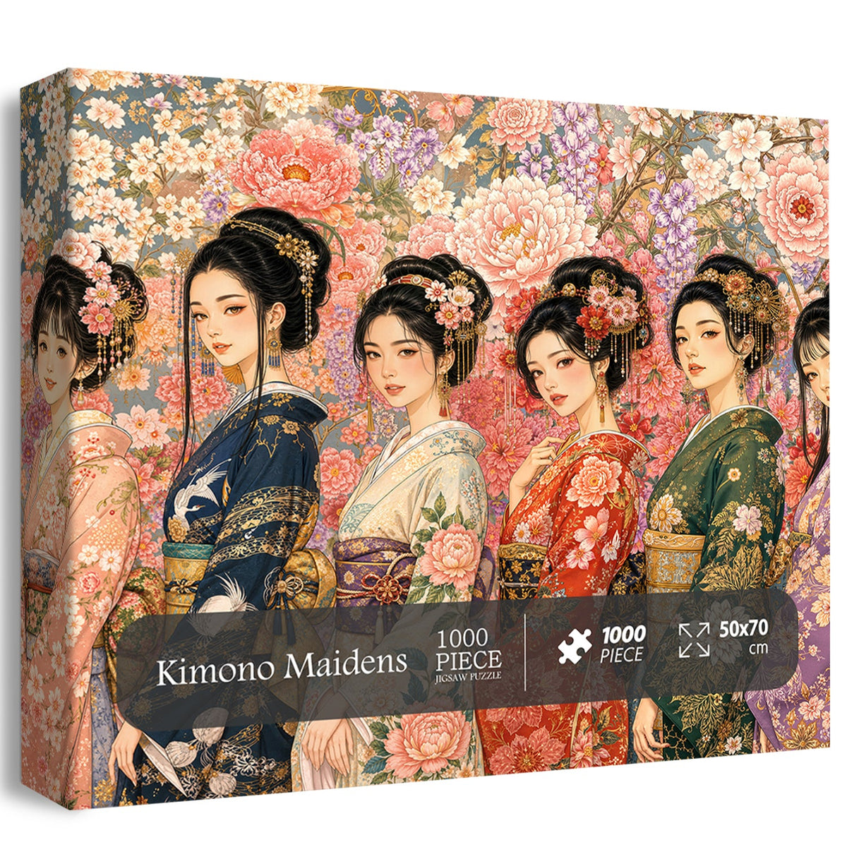 Kimono Maidens Jigsaw Puzzle 1000 Piece