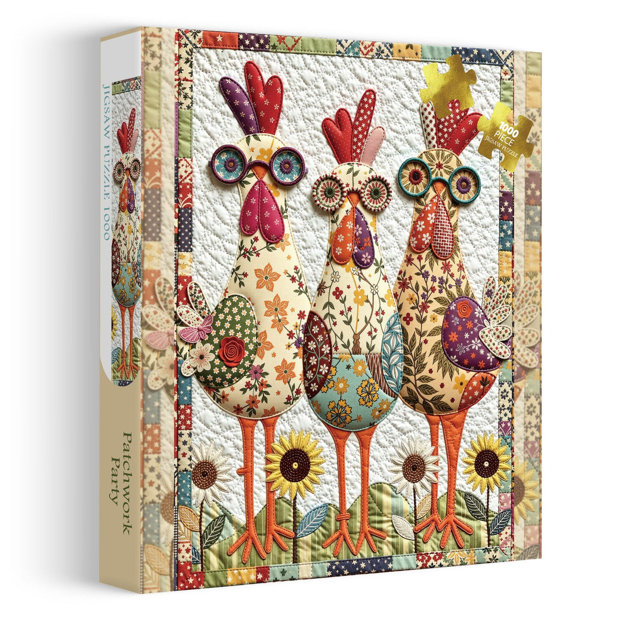 Puzzle Patchwork Party de 1000 pièces
