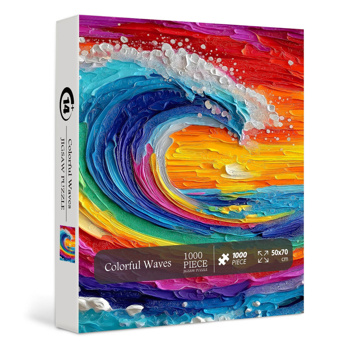 Colorful Waves Jigsaw Puzzle 1000 Pieces