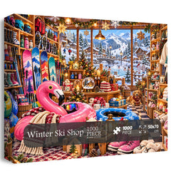 Winter Ski Shop Jigsaw Puzzle 1000 Piece