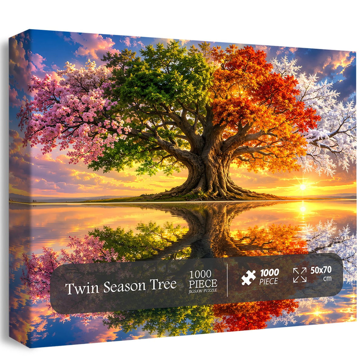 Twin Season Tree Jigsaw Puzzle 1000 Piece