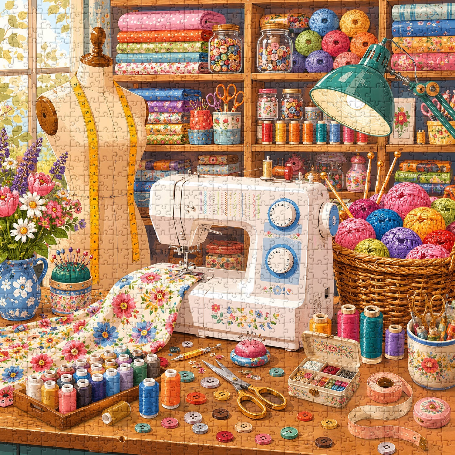 Crafting Corner Jigsaw Puzzle 1000 Pieces