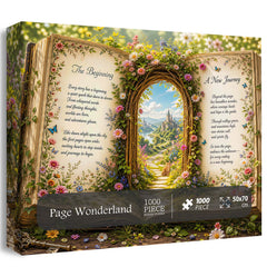 Page Wonderland Jigsaw Puzzle 1000 Piece