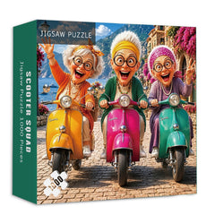 Puzzle 1000 pièces Scooter Squad