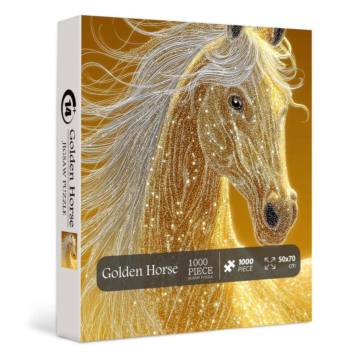 Golden Horse Jigsaw Puzzle 1000 Pieces