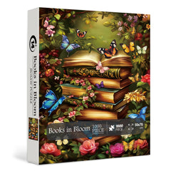 Books in Bloom Jigsaw Puzzles 1000 Pieces