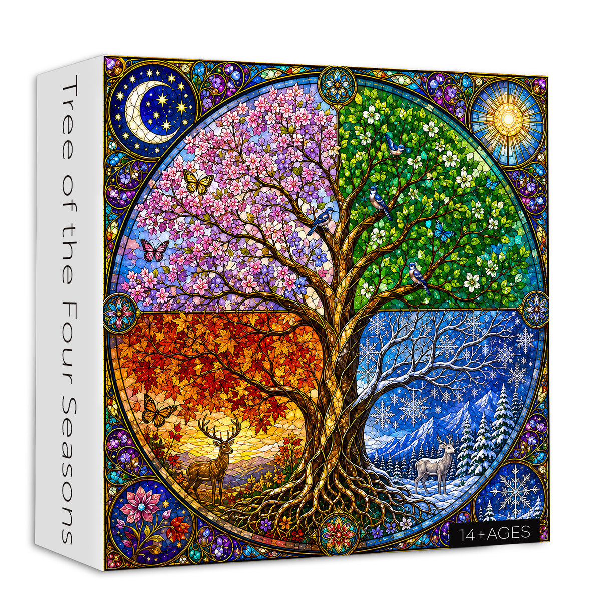 Tree of the Four Seasons Jigsaw Puzzle 1000 Pieces