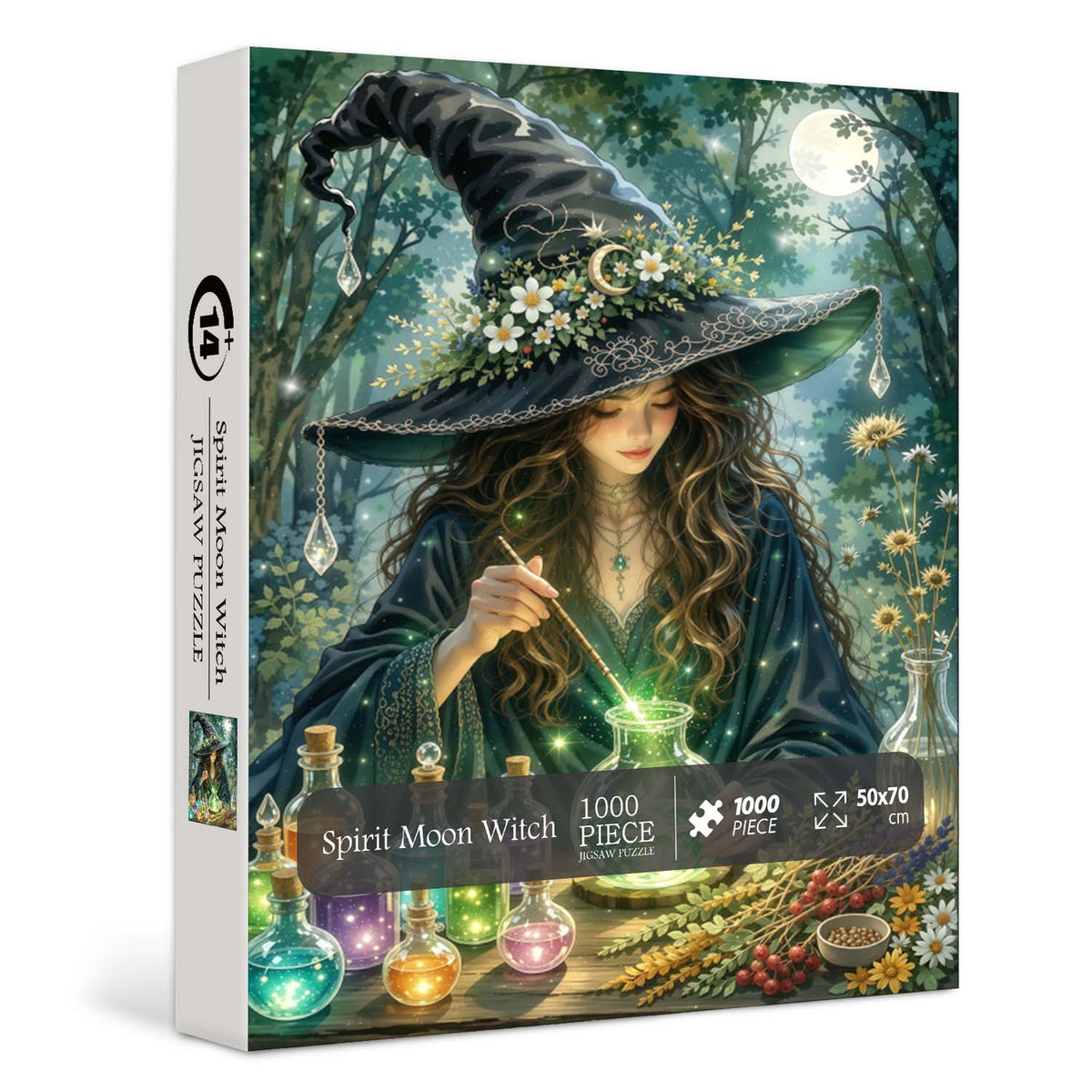Spirit Moon Witch Jigsaw Puzzle 1000 Piece