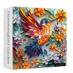 Kolibri-Garten-Puzzle, 1000 Teile