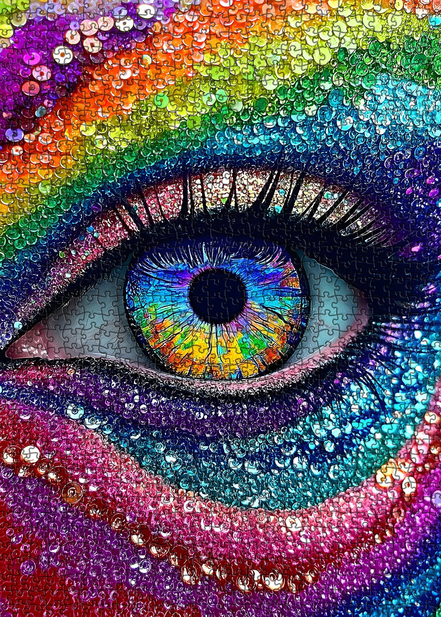 Rainbow Eye Jigsaw Puzzle 1000 Pieces