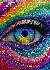 Rainbow Eye Jigsaw Puzzle 1000 Pieces