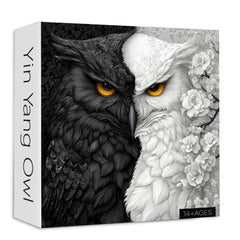 Yin Yang Owl Jigsaw Puzzle 1000 Pieces
