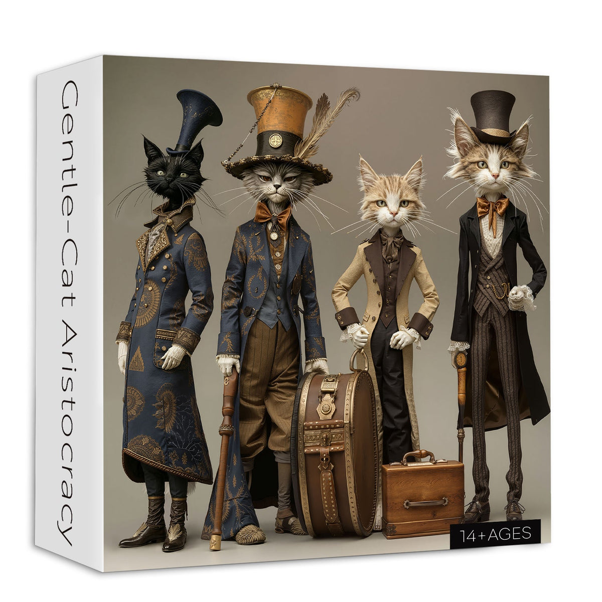 Gentle-Cat Aristocracy Jigsaw Puzzle 1000 Piece