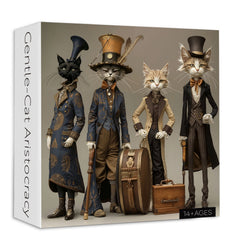 Gentle-Cat Aristocracy Jigsaw Puzzle 1000 Piece