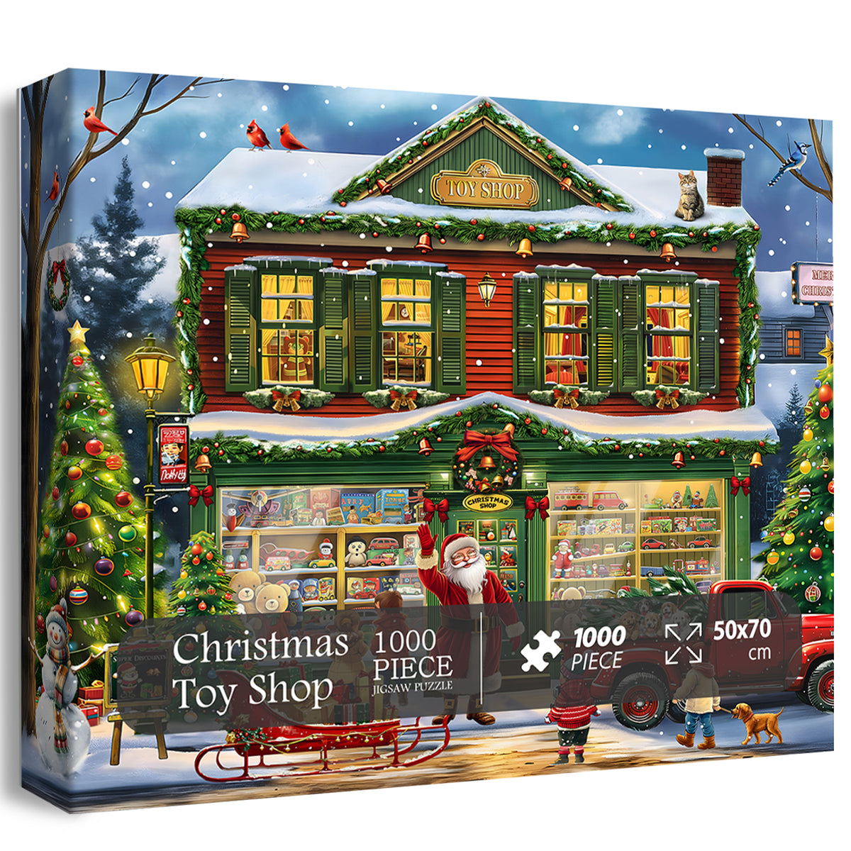 Puzzle Jigsaw de Magasin de Jouets de Noël 1000 Pièces
