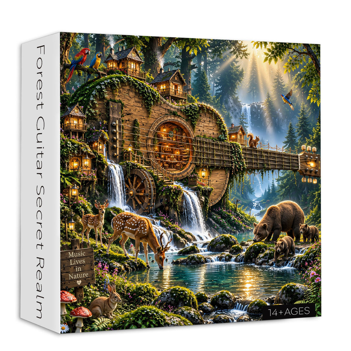 Forest Guitar Secret Realm Puzzle 1000 Pieces