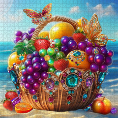 Obstkorb am Meer, 1000 Teile Puzzle