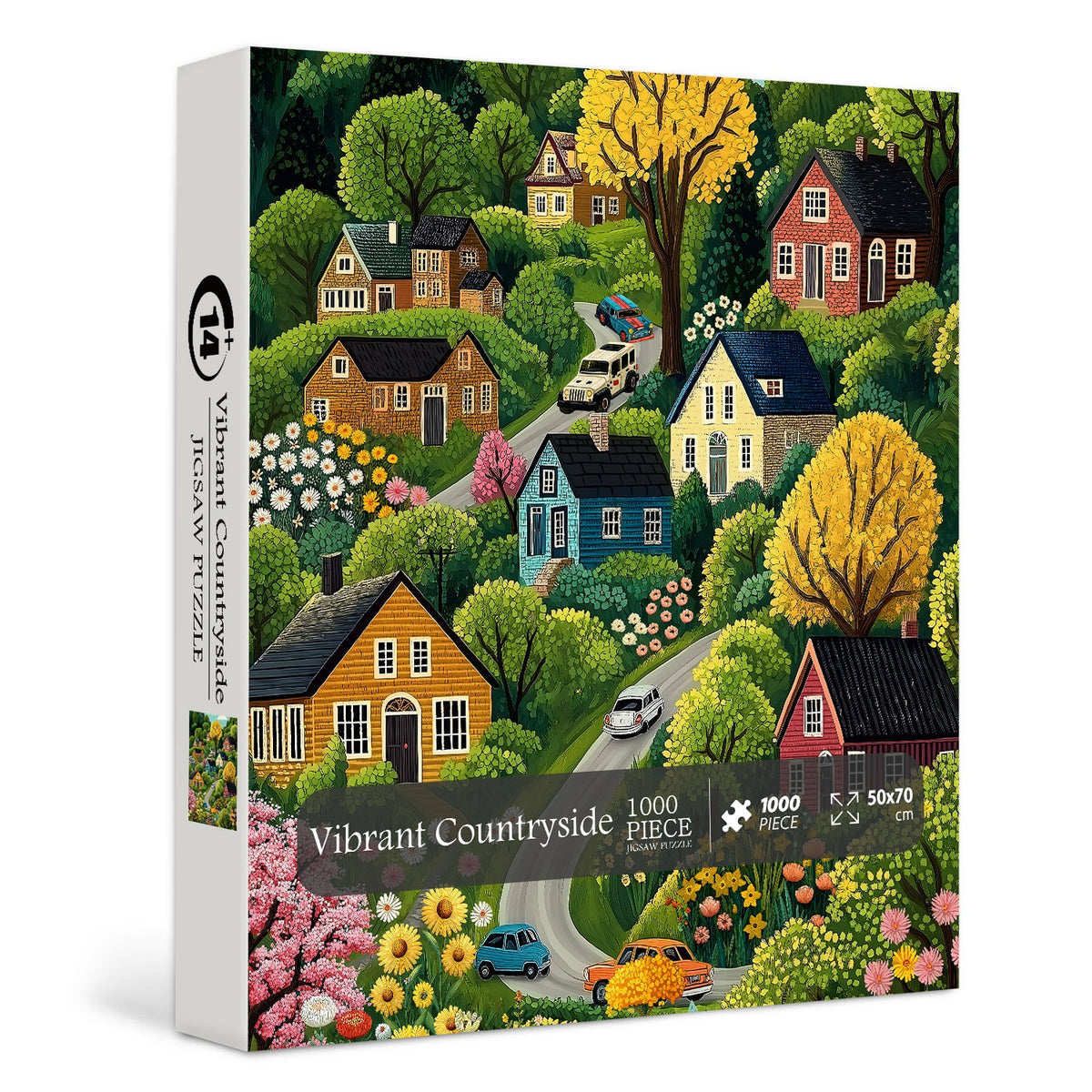 Vibrant Countryside Jigsaw Puzzle 1000 Pieces