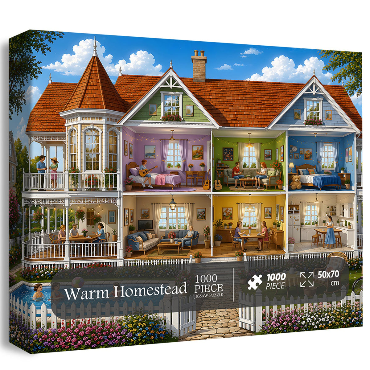 Warm Homestead Jigsaw Puzzle 1000 Piece